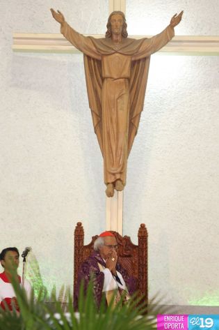 Cardenal Leopoldo Brenes ofrece Misa por Inicio de Cuaresma