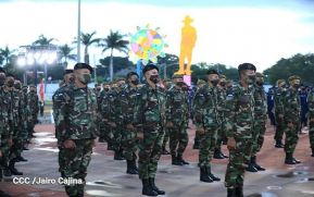 Acto del 42 Aniversario de constitución del Ejército de Nicaragua