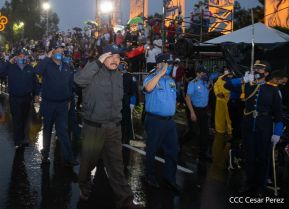 Desfile policial Centinelas de la Paz por el 42 aniversario de la Policía Nacional