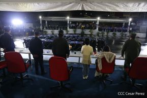 Desfile policial Centinelas de la Paz por el 42 aniversario de la Policía Nacional