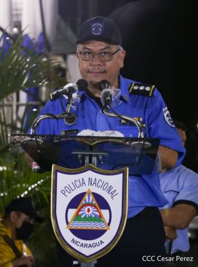 Desfile policial Centinelas de la Paz por el 42 aniversario de la Policía Nacional