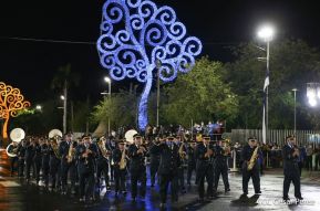 Desfile policial Centinelas de la Paz por el 42 aniversario de la Policía Nacional