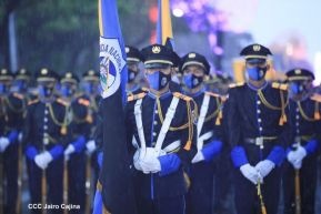 Desfile policial Centinelas de la Paz por el 42 aniversario de la Policía Nacional