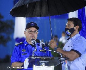 Desfile policial Centinelas de la Paz por el 42 aniversario de la Policía Nacional