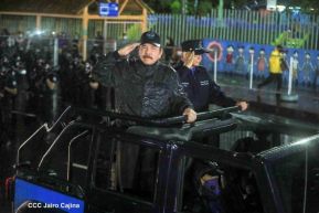 Desfile policial Centinelas de la Paz por el 42 aniversario de la Policía Nacional