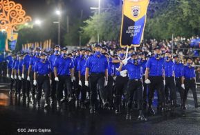 Desfile policial Centinelas de la Paz por el 42 aniversario de la Policía Nacional