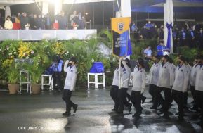 Desfile policial Centinelas de la Paz por el 42 aniversario de la Policía Nacional