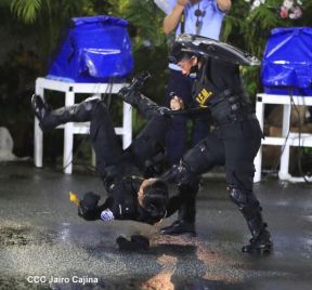 Desfile policial Centinelas de la Paz por el 42 aniversario de la Policía Nacional