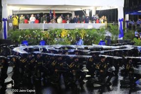 Desfile policial Centinelas de la Paz por el 42 aniversario de la Policía Nacional