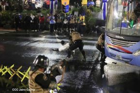 Desfile policial Centinelas de la Paz por el 42 aniversario de la Policía Nacional