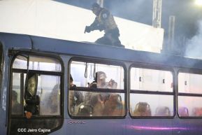 Desfile policial Centinelas de la Paz por el 42 aniversario de la Policía Nacional