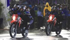 Desfile policial Centinelas de la Paz por el 42 aniversario de la Policía Nacional