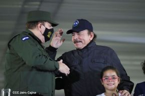 Desfile policial Centinelas de la Paz por el 42 aniversario de la Policía Nacional