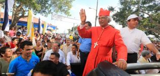 Jinotepe da gran recibimiento a Cardenal José Leopoldo Brenes