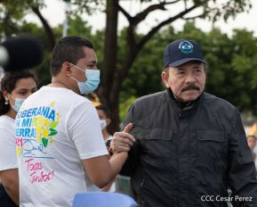 Recibimiento de la Antorcha de la Unión Centroamericana