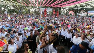 Jinotepe da gran recibimiento a Cardenal José Leopoldo Brenes