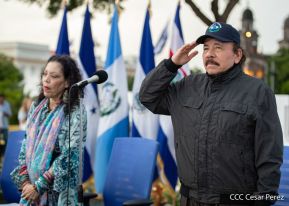 Recibimiento de la Antorcha de la Unión Centroamericana