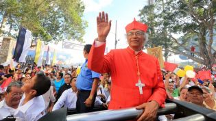 Jinotepe da gran recibimiento a Cardenal José Leopoldo Brenes