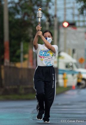 Recibimiento de la Antorcha de la Unión Centroamericana
