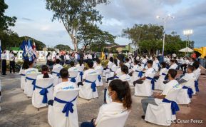 Recibimiento de la Antorcha de la Unión Centroamericana