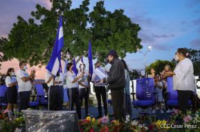 Recibimiento de la Antorcha de la Unión Centroamericana