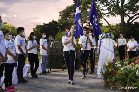 Recibimiento de la Antorcha de la Unión Centroamericana