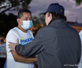 Recibimiento de la Antorcha de la Unión Centroamericana