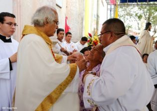 Jinotepe da gran recibimiento a Cardenal José Leopoldo Brenes