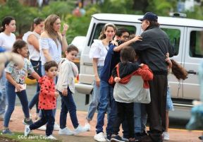 Recibimiento de la Antorcha de la Unión Centroamericana