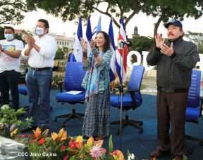 Recibimiento de la Antorcha de la Unión Centroamericana