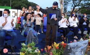 Recibimiento de la Antorcha de la Unión Centroamericana