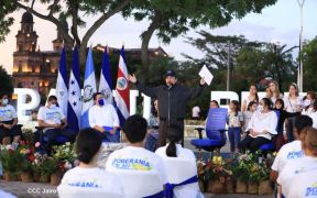 Recibimiento de la Antorcha de la Unión Centroamericana