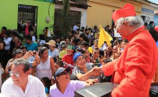 Jinotepe da gran recibimiento a Cardenal José Leopoldo Brenes