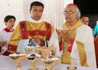 Jinotepe da gran recibimiento a Cardenal José Leopoldo Brenes