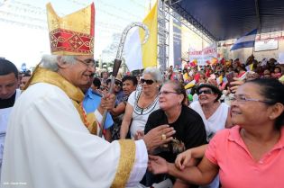 Jinotepe da gran recibimiento a Cardenal José Leopoldo Brenes