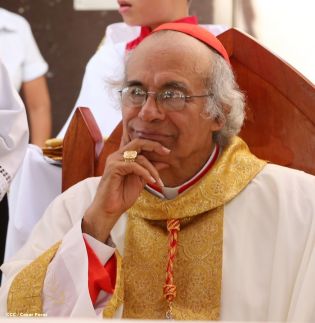 Jinotepe da gran recibimiento a Cardenal José Leopoldo Brenes