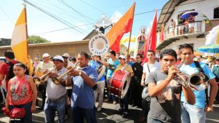 Jinotepe da gran recibimiento a Cardenal José Leopoldo Brenes