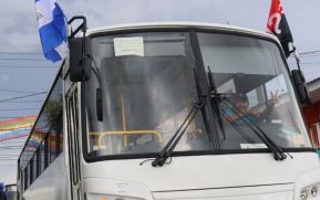 Llegan a Nicaragua 150 nuevos buses para el pueblo 
