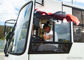 Llegan a Nicaragua 150 nuevos buses para el pueblo 