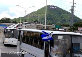 Llegan a Nicaragua 150 nuevos buses para el pueblo 