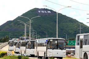 Llegan a Nicaragua 150 nuevos buses para el pueblo 
