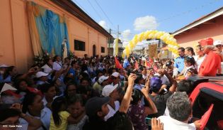 Jinotepe da gran recibimiento a Cardenal José Leopoldo Brenes