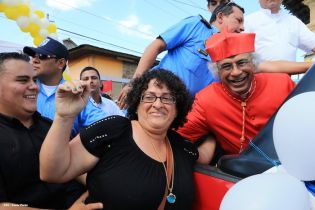 Jinotepe da gran recibimiento a Cardenal José Leopoldo Brenes