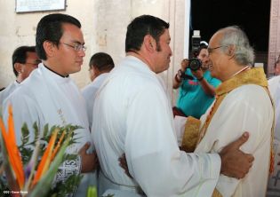 Jinotepe da gran recibimiento a Cardenal José Leopoldo Brenes