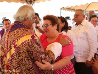 Jubiloso pueblo de Matagalpa recibe al Cardenal Leopoldo Brenes  