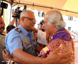 Jubiloso pueblo de Matagalpa recibe al Cardenal Leopoldo Brenes  