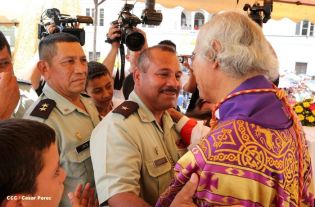 Jubiloso pueblo de Matagalpa recibe al Cardenal Leopoldo Brenes  