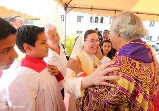 Jubiloso pueblo de Matagalpa recibe al Cardenal Leopoldo Brenes  