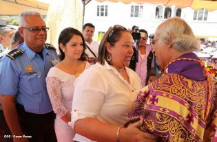 Jubiloso pueblo de Matagalpa recibe al Cardenal Leopoldo Brenes  