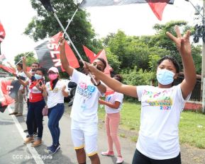 Segunda flota de buses rusos, porque  aquí Todos los Triunfos son del Pueblo!